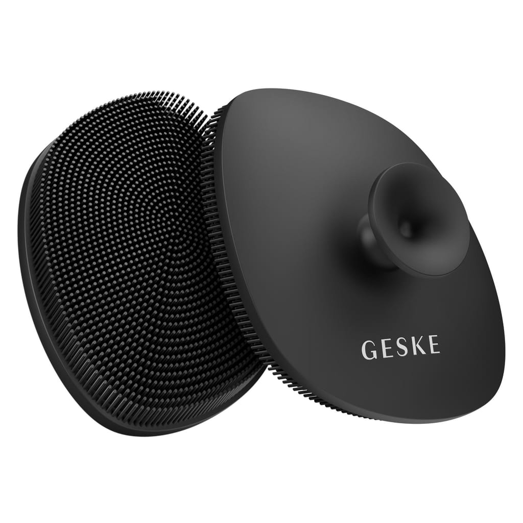 Фото товару: Щітка для обличчя GESKE Facial Brush 4в1 з тримачем gray № 5