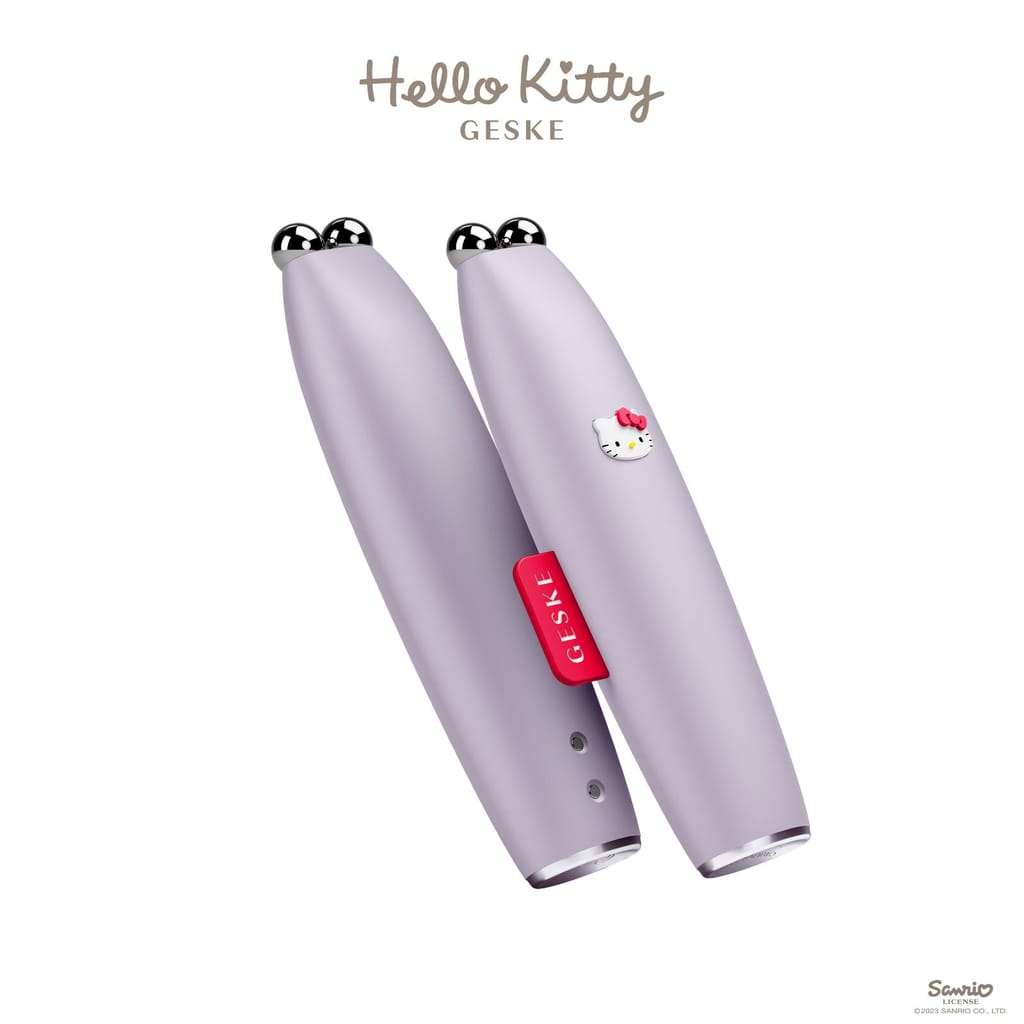 Фото товару: Мікрострумова ручка для підтяжки обличчя GESKE MicroCurrent Face-Lift Pen 6в1 by Hello Kitty purple № 5
