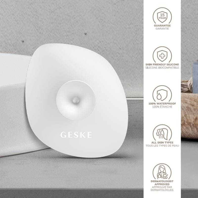 Фото товару: Щітка для обличчя GESKE Facial Brush 4в1 з тримачем white № 2