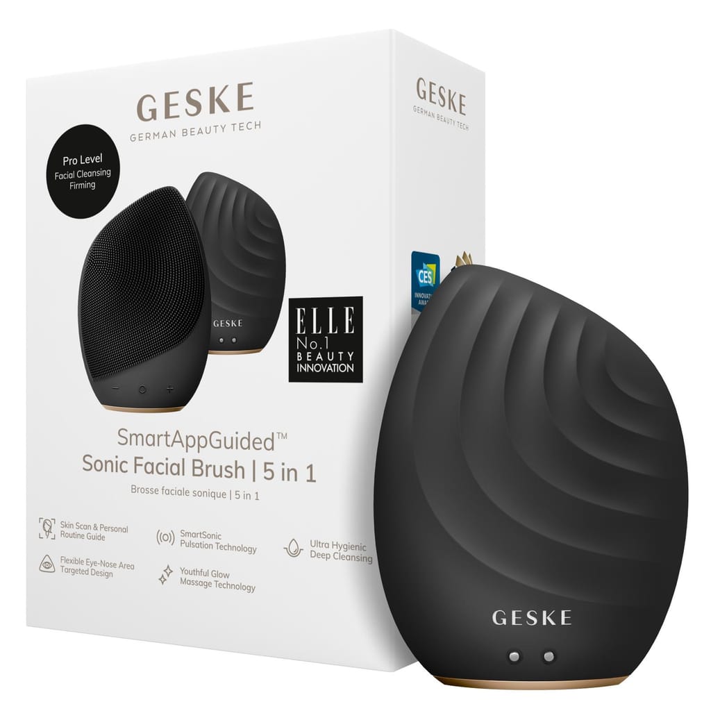 Фото товару: Електронна ультразвукова щітка для обличчя GESKE Sonic Facial Brush 5в1 gray № 0