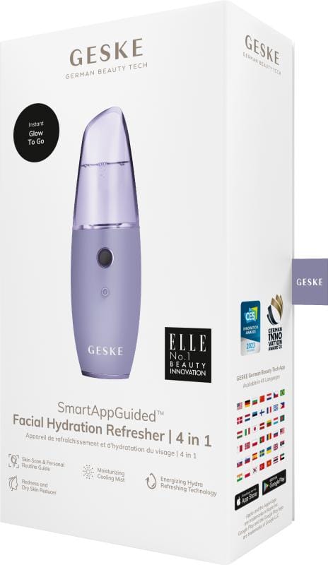 Фото товару: Зволожувач для шкіри обличчя GESKE Facial Hydration Refresher 4 in 1 purple № 7