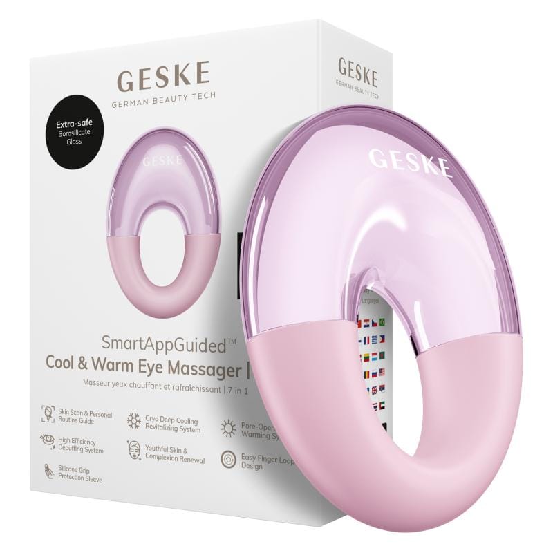 Фото товару: Масажер для очей GESKE Cool&Warm Eye Massager 7в1 pink № 0