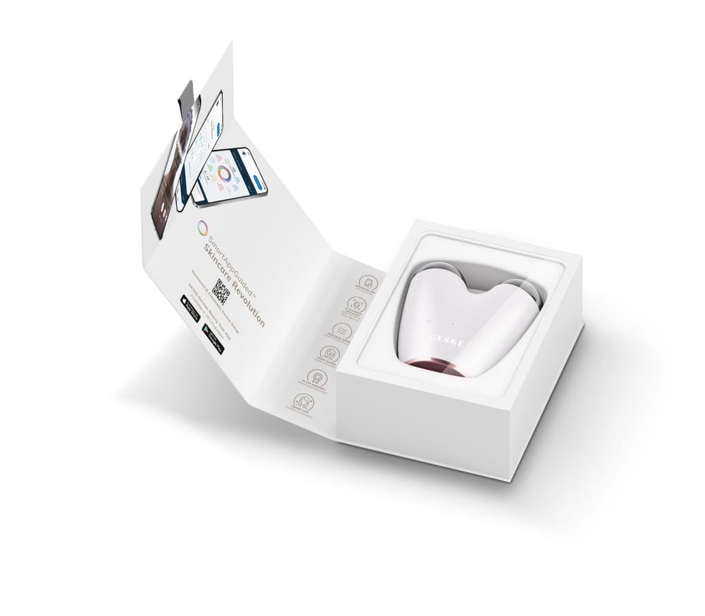 Фото товару: Мікрострумовий підтягувач обличчя GESKE MicroCurrent Face-Lifter 6в1 starlight № 8