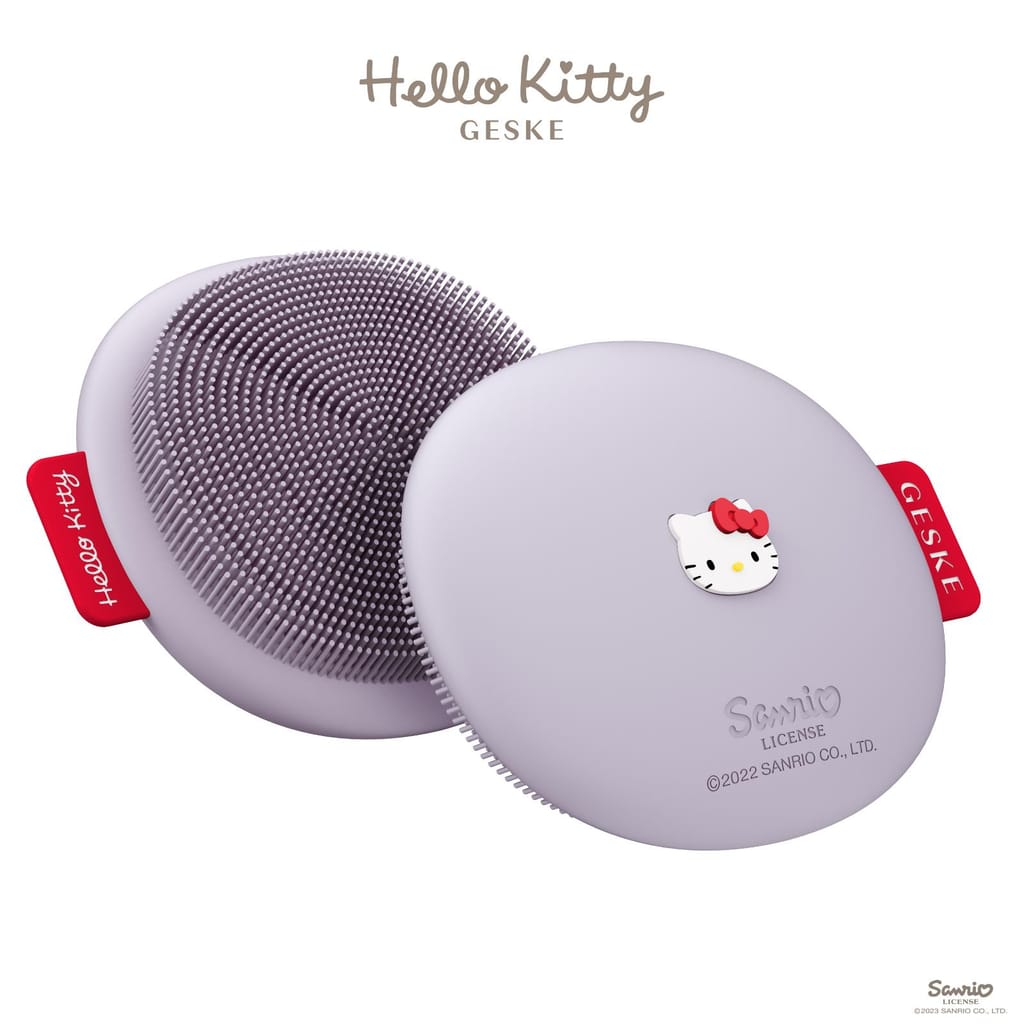 Фото товару: Щітка для обличчя GESKE Facial Brush 3в1 by Hello Kitty purple № 5