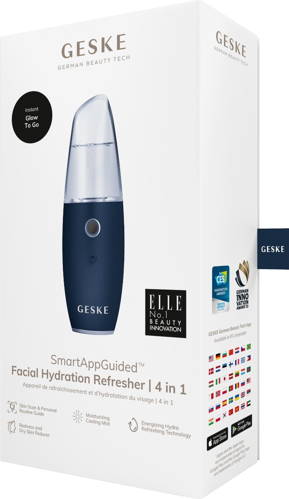 Фото товару: Зволожувач для шкіри обличчя GESKE Facial Hydration Refresher 4 in 1 midnight № 7