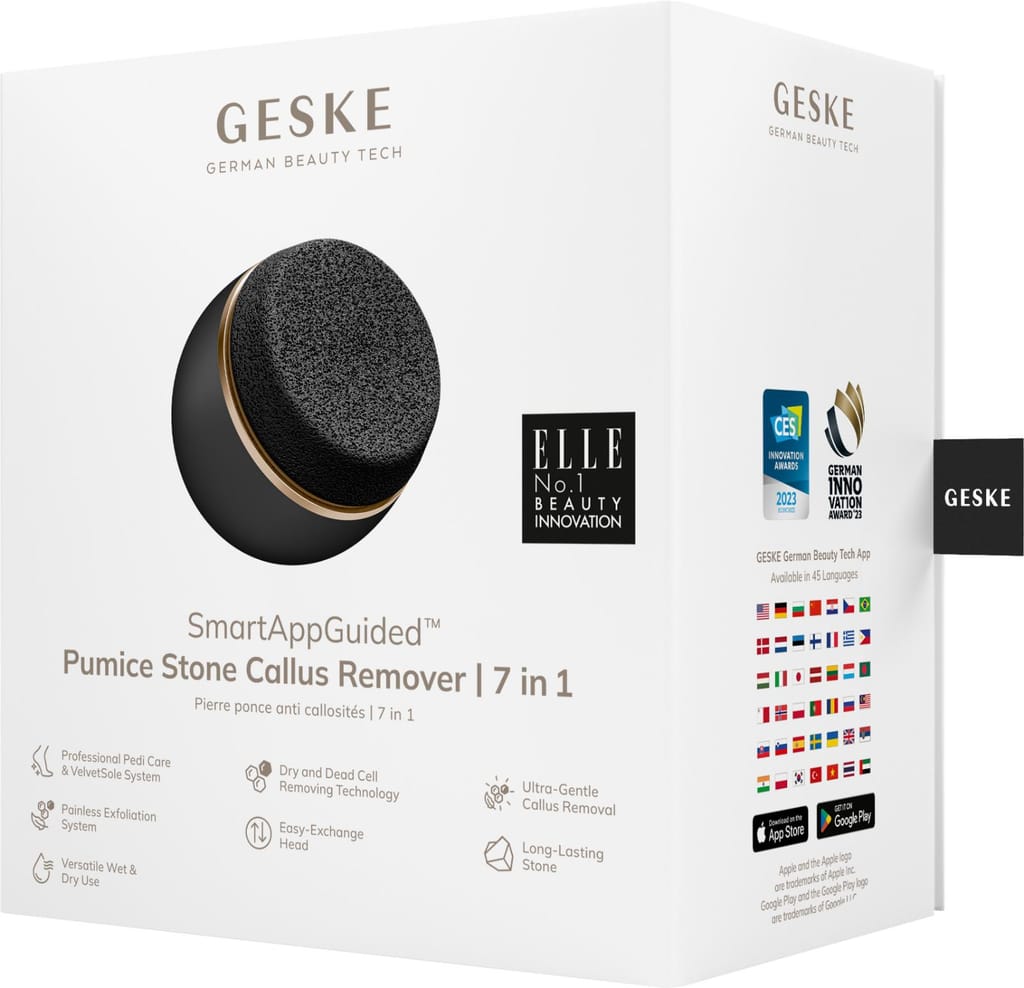 Фото товару: Набор для ухода за стопами GESKE Pumice Stone Callus Remover 7в1 gray № 6