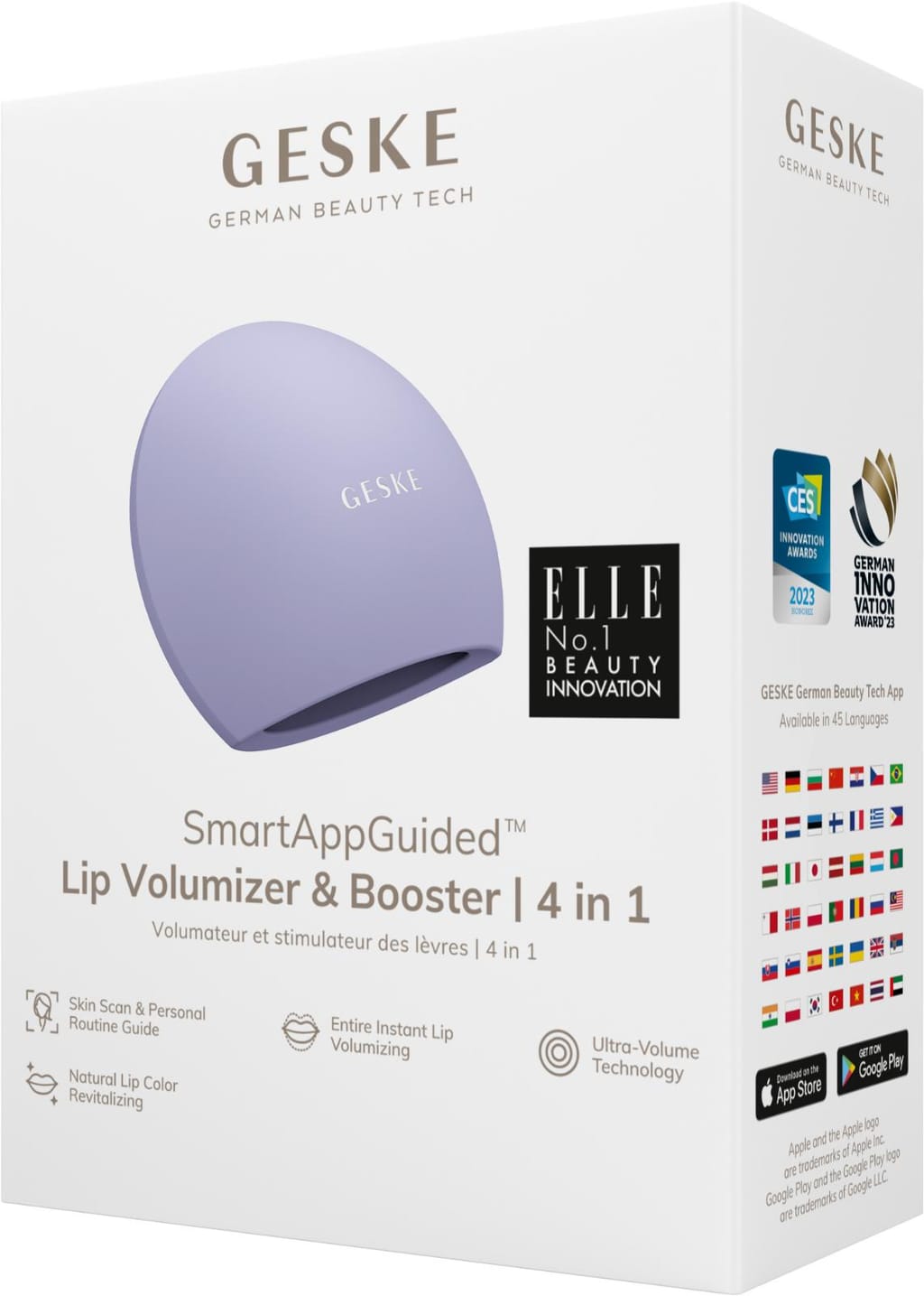 Фото товару: Пристрій для збільшення обʼєму губ GESKE Lip Volumizer&Booster 4в1 Big purple № 7