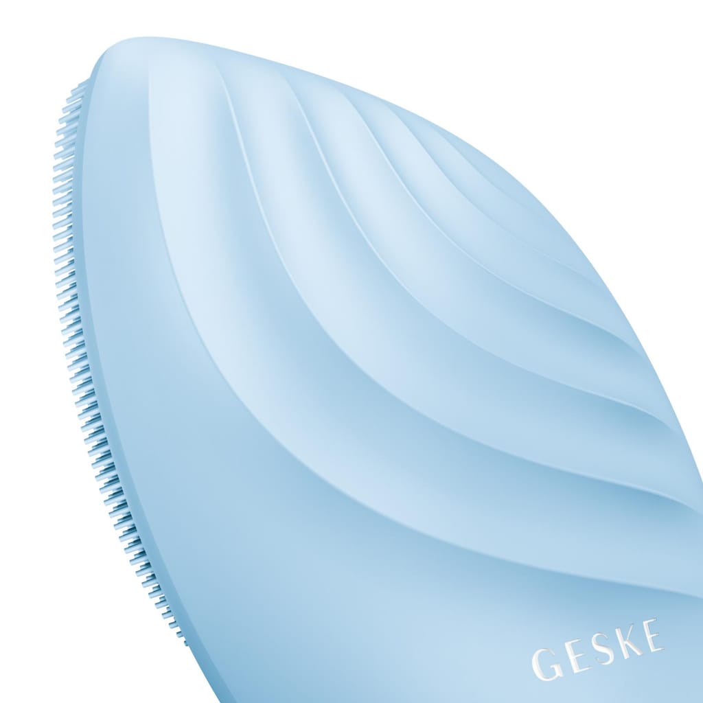 Фото товару: Електронна ультразвукова щітка для обличчя GESKE Sonic Facial Brush 5в1 aquamarine № 4
