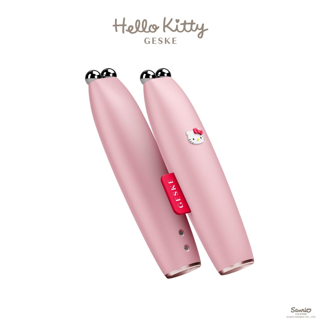 Фото товару: Мікрострумова ручка для підтяжки обличчя GESKE MicroCurrent Face-Lift Pen 6в1 by Hello Kitty pink № 5