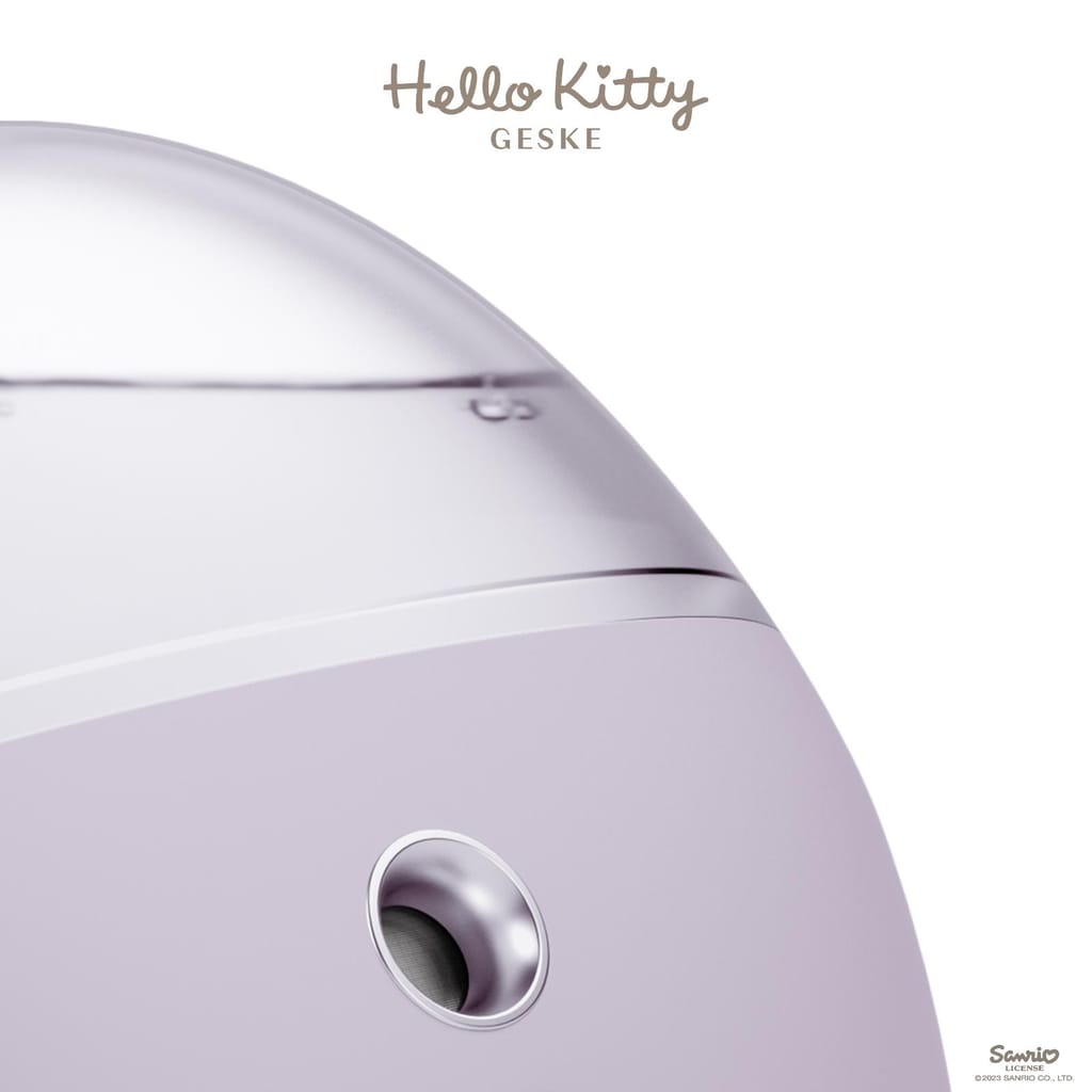 Фото товару: Електронний освіжувач для зволоження обличчя GESKE Facial Hydration Refresher 4в1 by Hello Kitty purple № 4