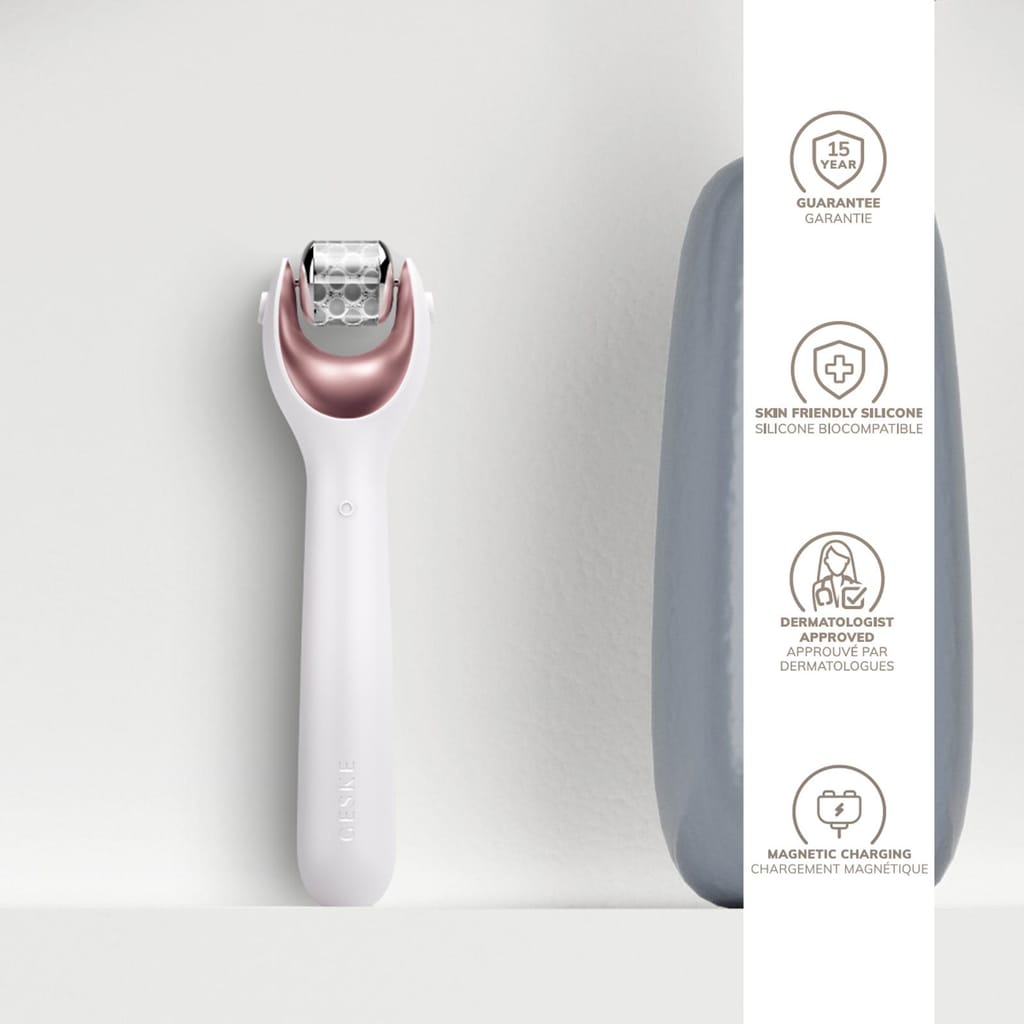 Фото товару: Електронний ролер для обличчя з мікроголками GESKE MicroNeedle Face Roller 9в1 starlight № 2