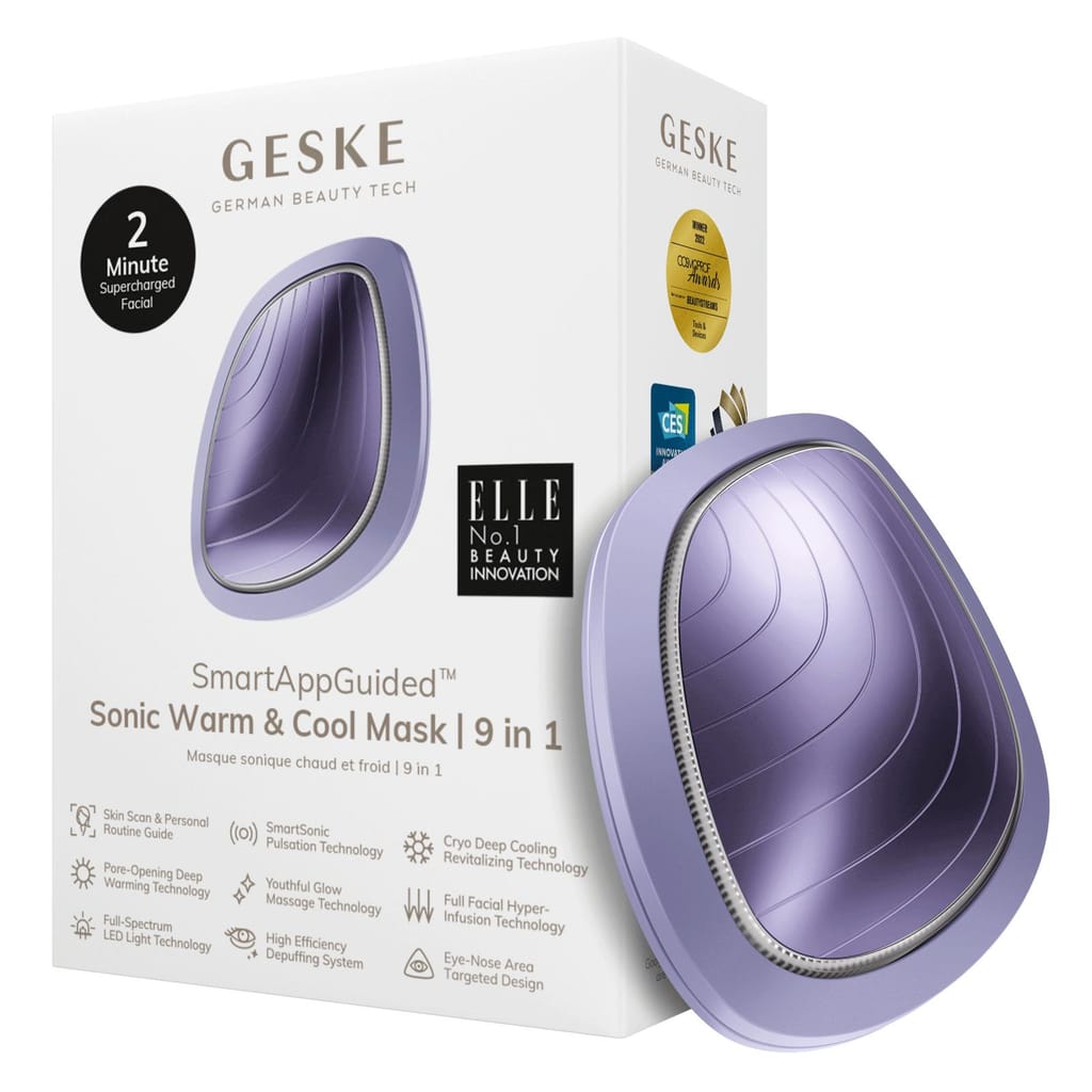 Фото товару: Ультразвукова маска тепло та холод GESKE Sonic Warm&Cool Mask 9в1 purple № 0