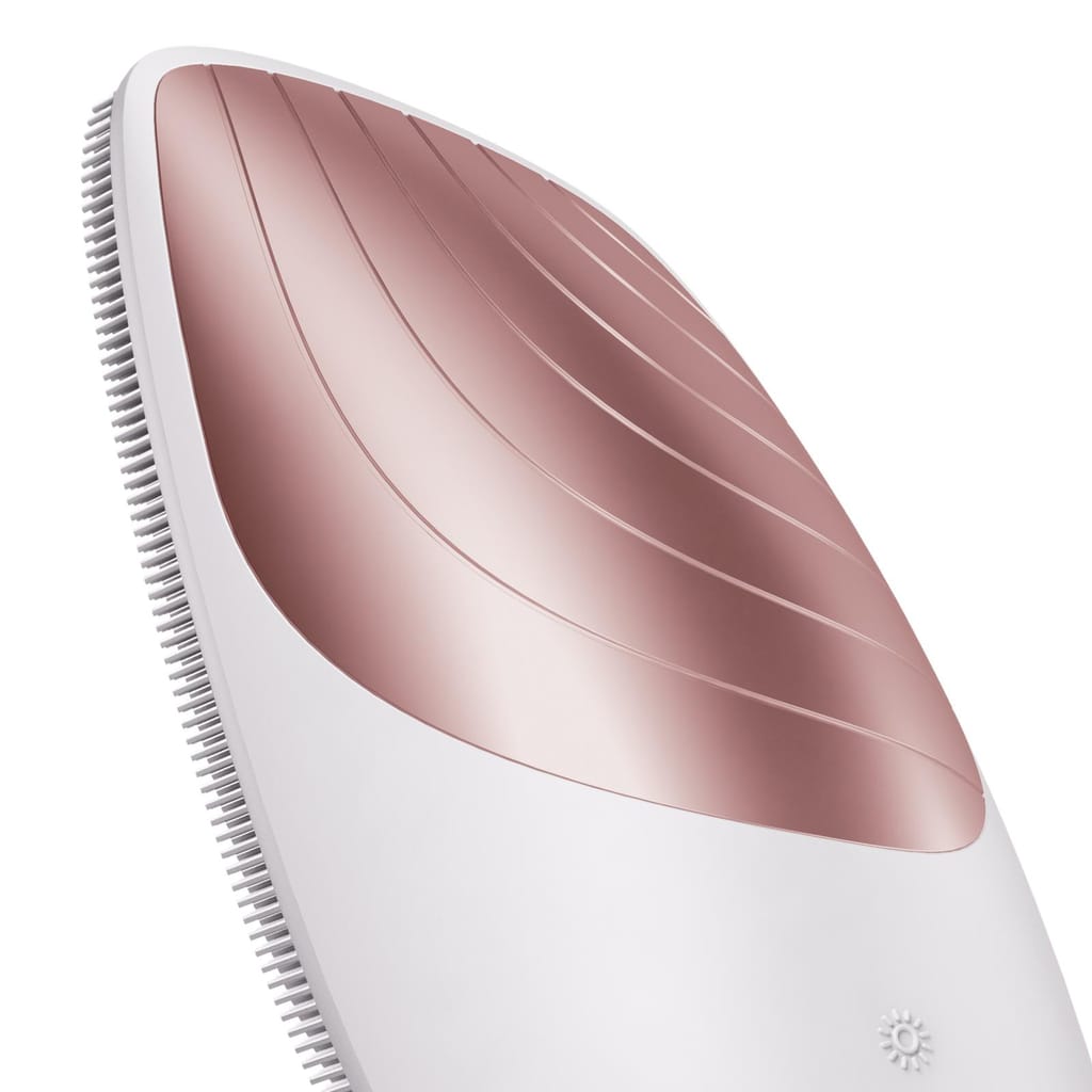Фото товару: Електронна звукова термо щітка для обличчя GESKE Sonic Thermo Facial Brush 6в1 starlight № 4