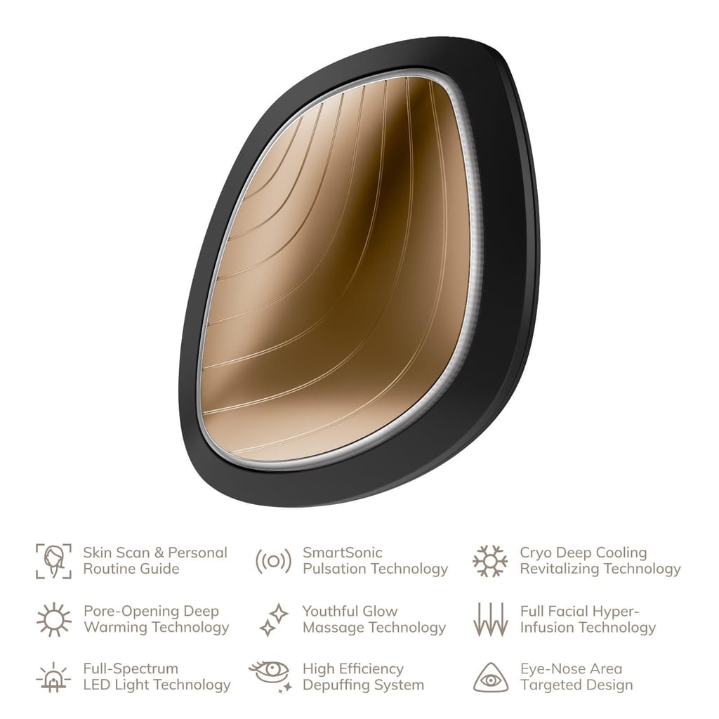 Фото товару: Ультразвукова маска тепло та холод GESKE Sonic Warm&Cool Mask 9в1 gray № 1