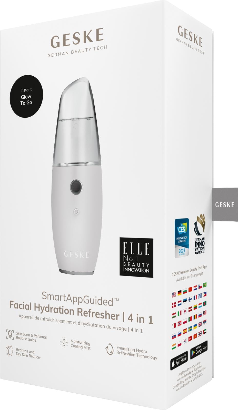 Фото товару: Зволожувач для шкіри обличчя GESKE Facial Hydration Refresher 4 in 1 white № 7
