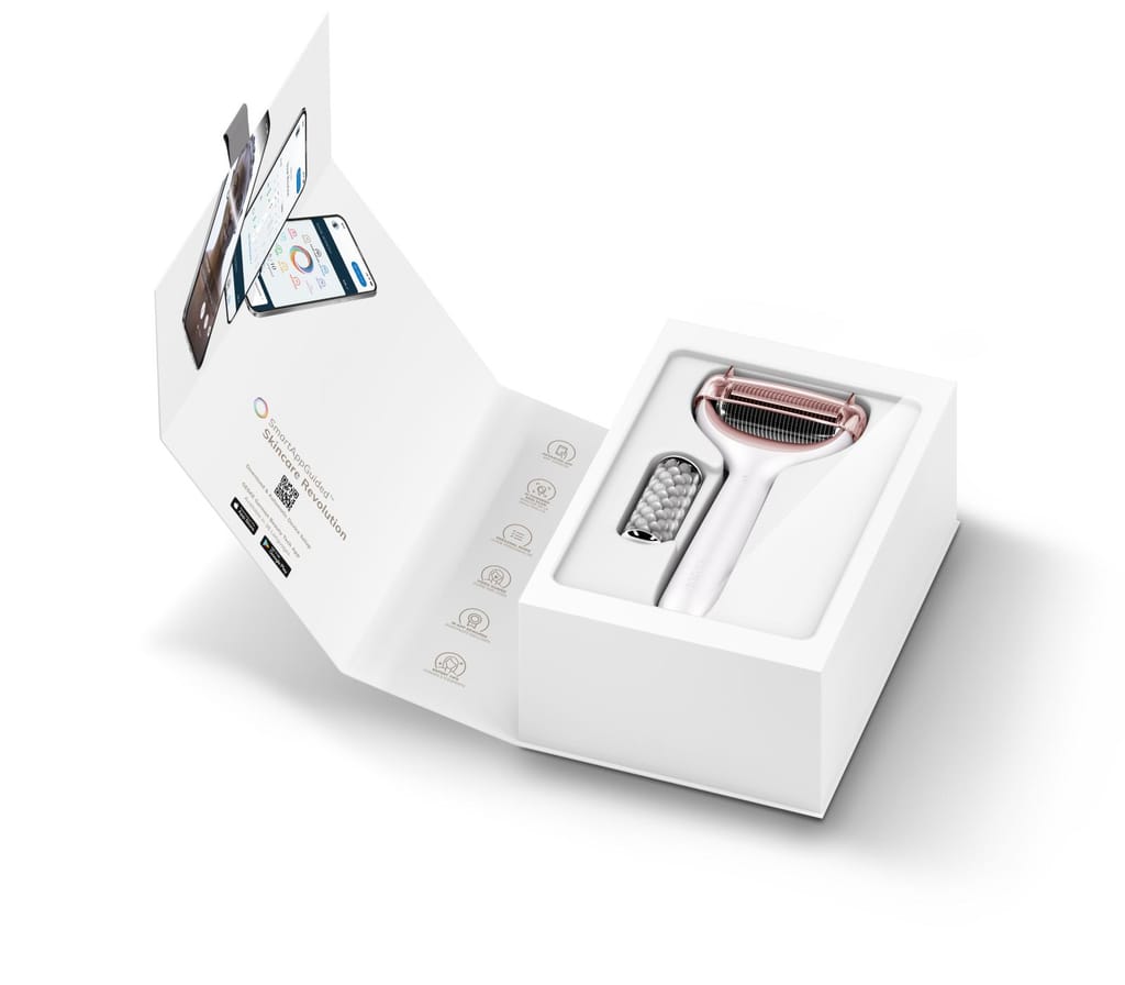 Фото товару: Електронний ролер для обличчя та тіла з мікроголками GESKE MicroNeedle Face&Body Roller 8в1 starlight № 8