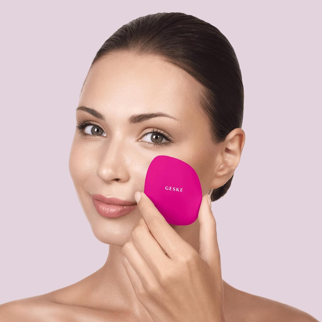 Фото товару: Щітка для обличчя GESKE Facial Brush 4в1 magenta № 3