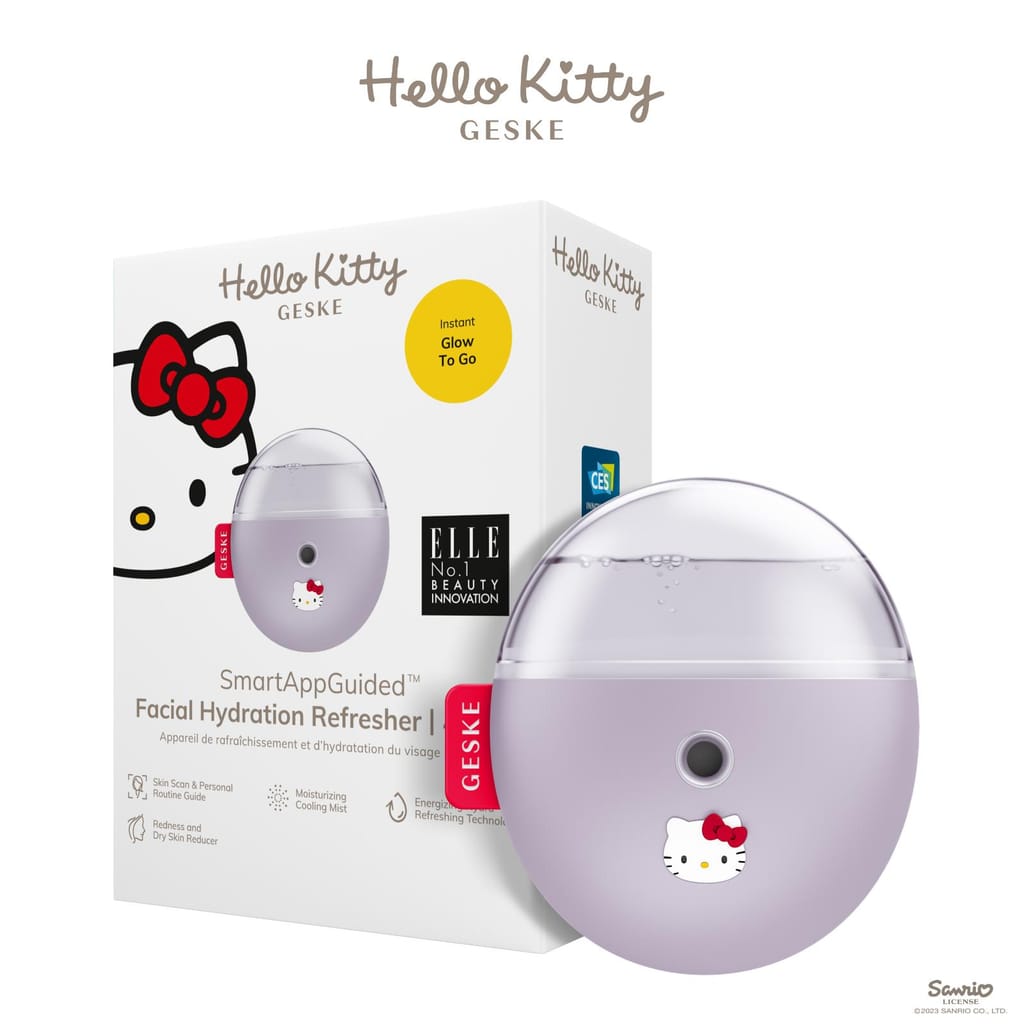Фото товару: Електронний освіжувач для зволоження обличчя GESKE Facial Hydration Refresher 4в1 by Hello Kitty purple № 0