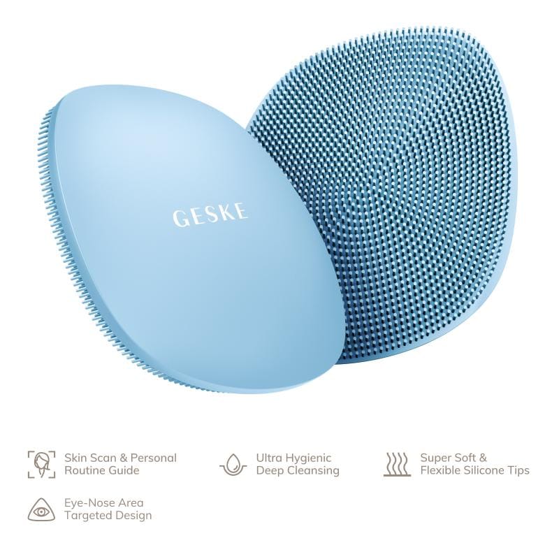 Фото товару: Щітка для обличчя GESKE Facial Brush 4в1 aquamarine № 1