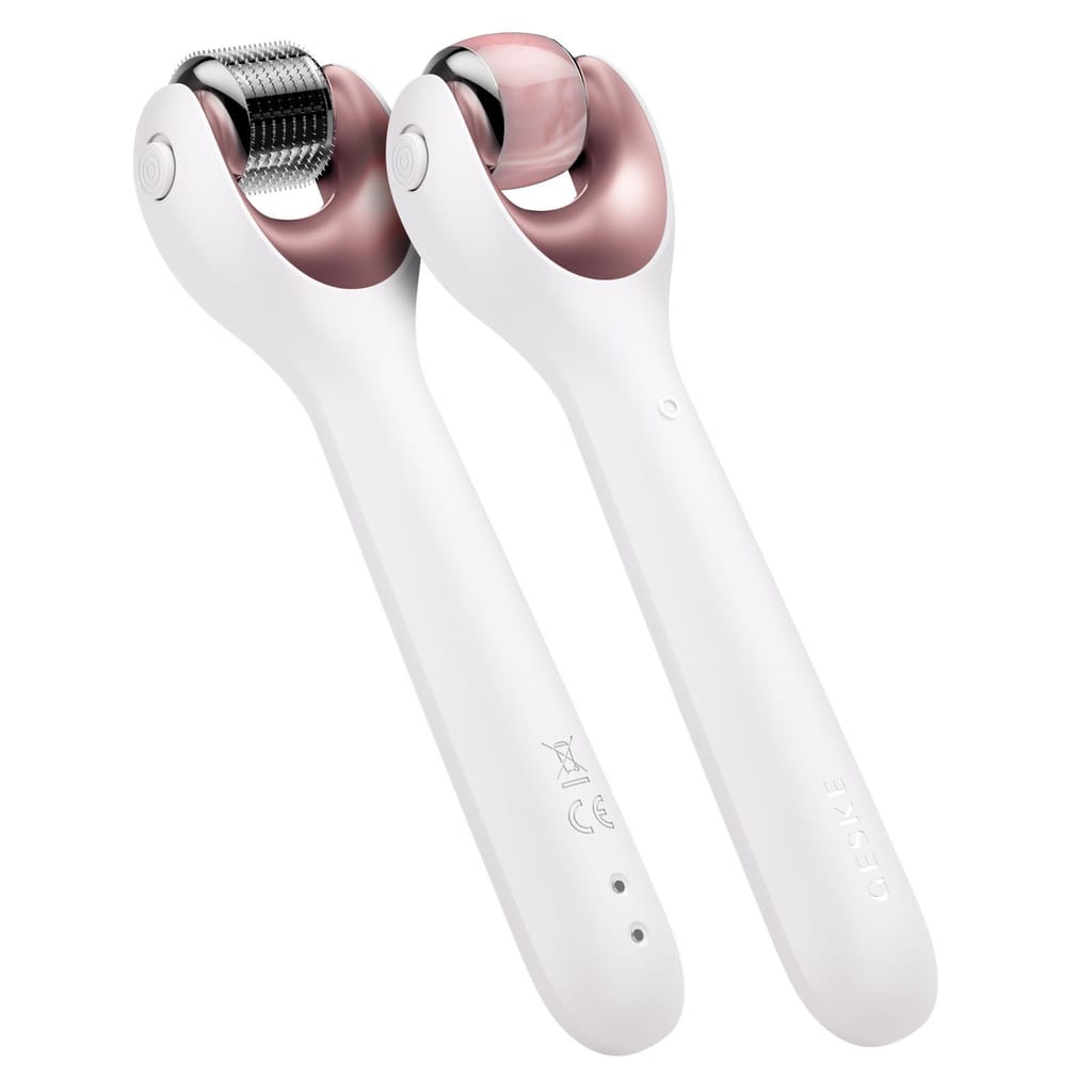 Фото товару: Електронний ролер для обличчя з мікроголками GESKE MicroNeedle Face Roller 9в1 starlight № 5