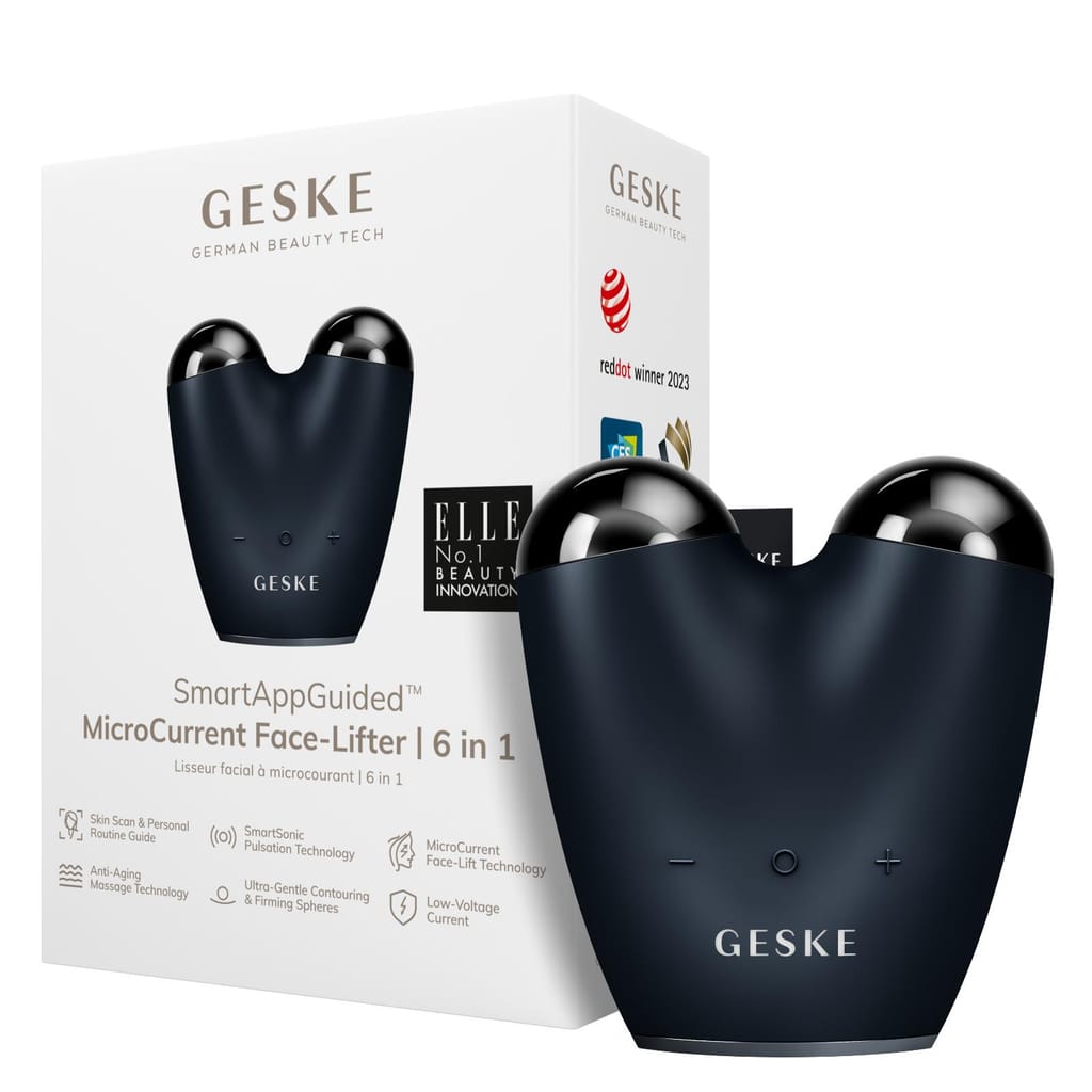Фото товару: Мікрострумовий підтягувач обличчя GESKE MicroCurrent Face-Lifter 6в1 black № 0