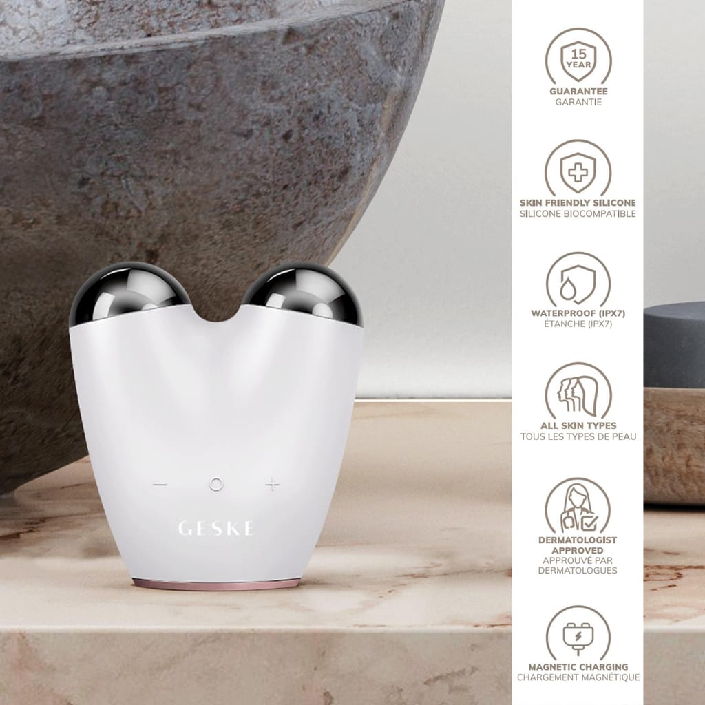 Фото товару: Мікрострумовий підтягувач обличчя GESKE MicroCurrent Face-Lifter 6в1 starlight № 2