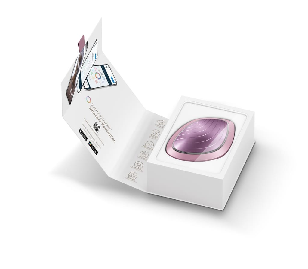 Фото товару: Ультразвукова маска тепло та холод GESKE Sonic Warm&Cool Mask 9в1 pink № 8