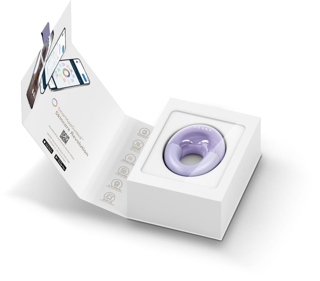 Фото товару: Масажер для очей GESKE Cool&Warm Eye Massager 7в1 purple № 8