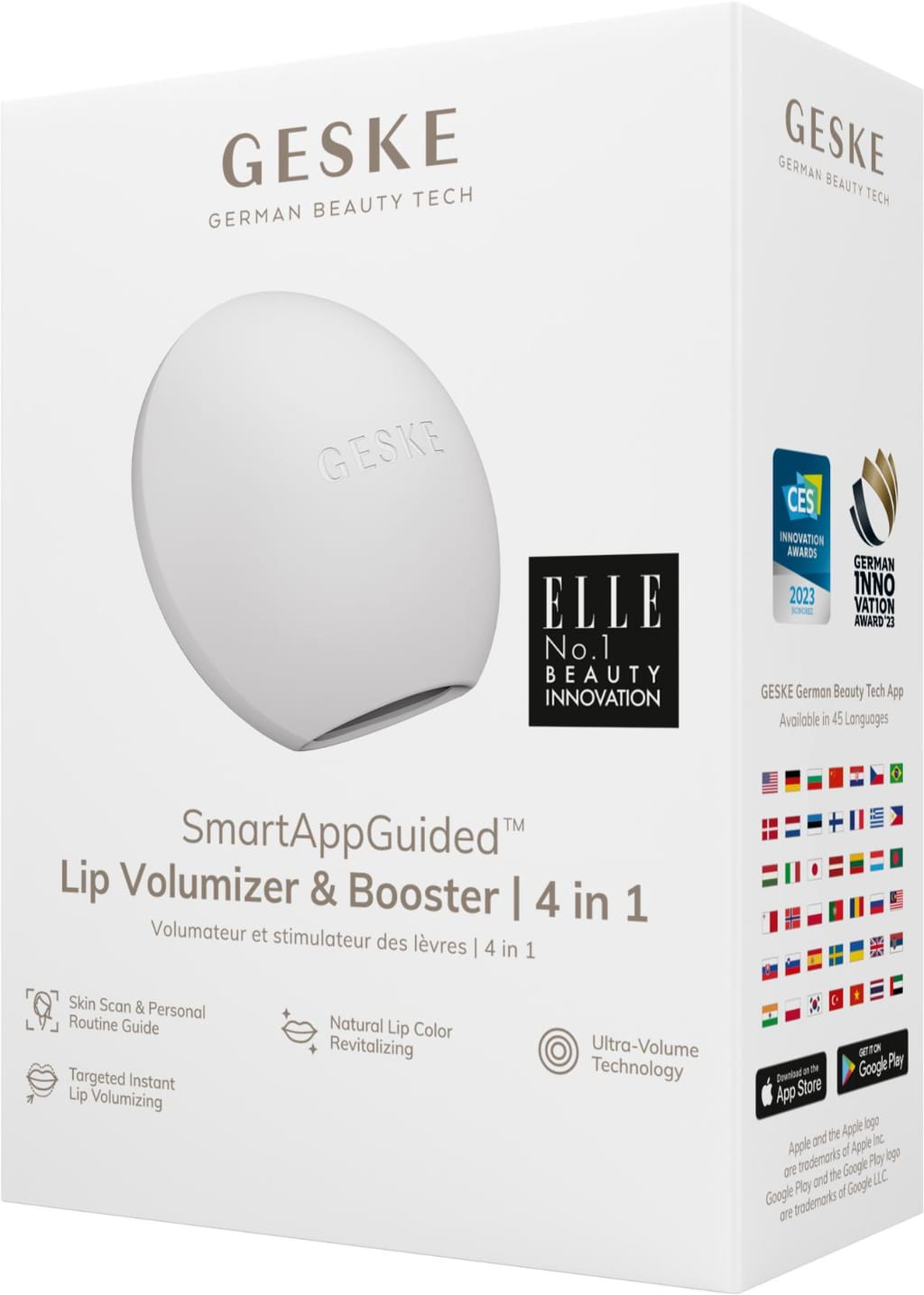 Фото товару: Пристрій для збільшення обʼєму губ GESKE Lip Volumizer&Booster 4в1 Small white № 7