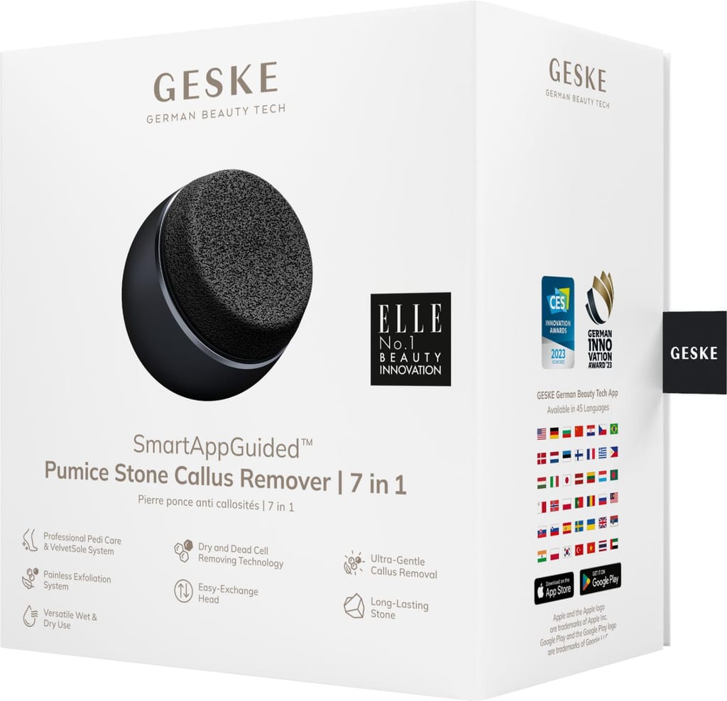 Фото товару: Набор для ухода за стопами GESKE Pumice Stone Callus Remover 7в1 black № 6