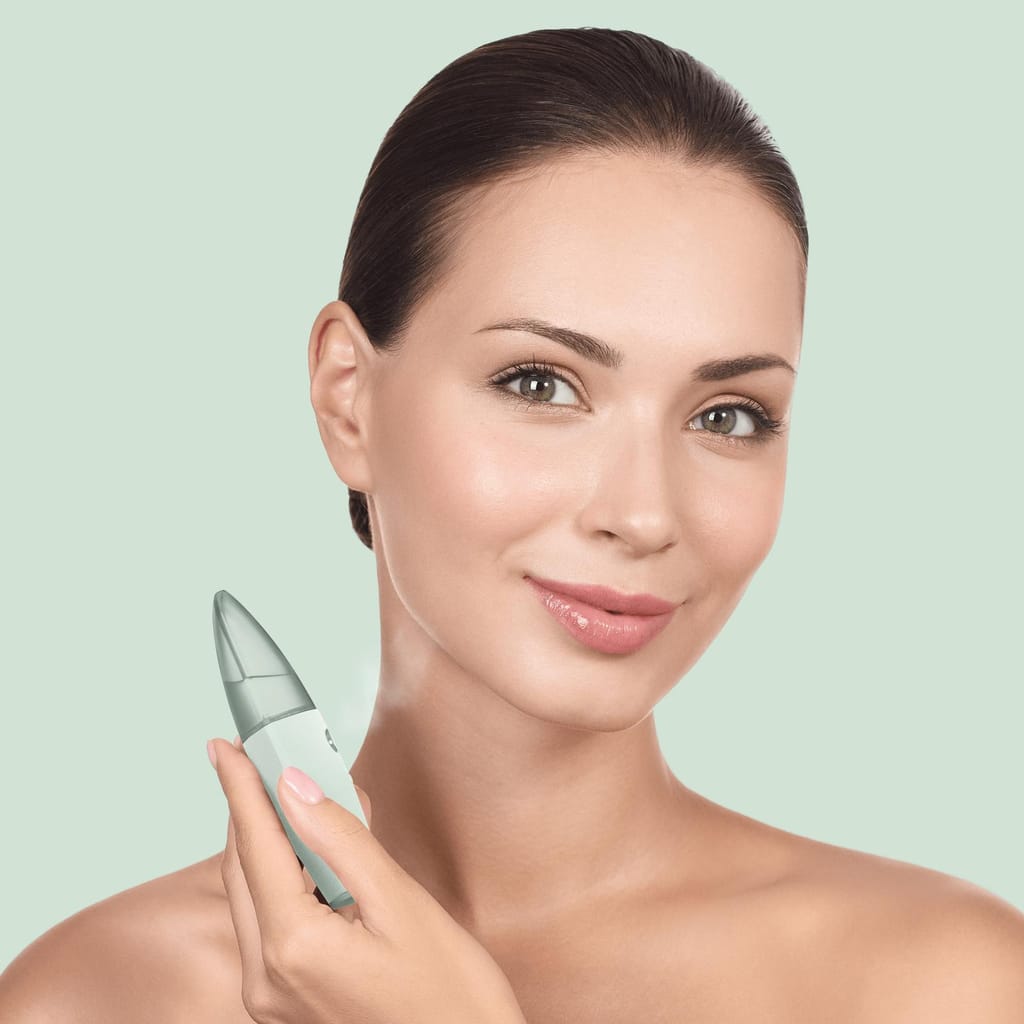 Фото товару: Зволожувач для шкіри обличчя GESKE Facial Hydration Refresher 4 in 1 green № 3