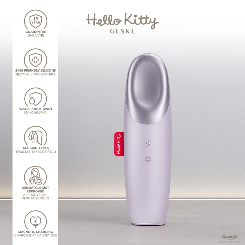 Фото товару: Енерджайзер для очей GESKE Warm&Cool Eye Energizer 6в1 by Hello Kitty purple № 2