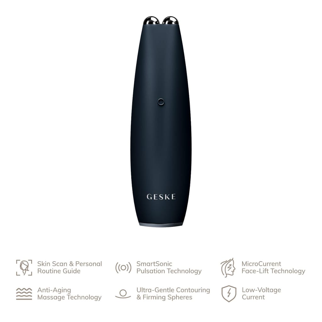 Фото товару: Мікрострумова ручка для підтяжки обличчя GESKE MicroCurrent Face-Lift Pen 6в1 black № 1