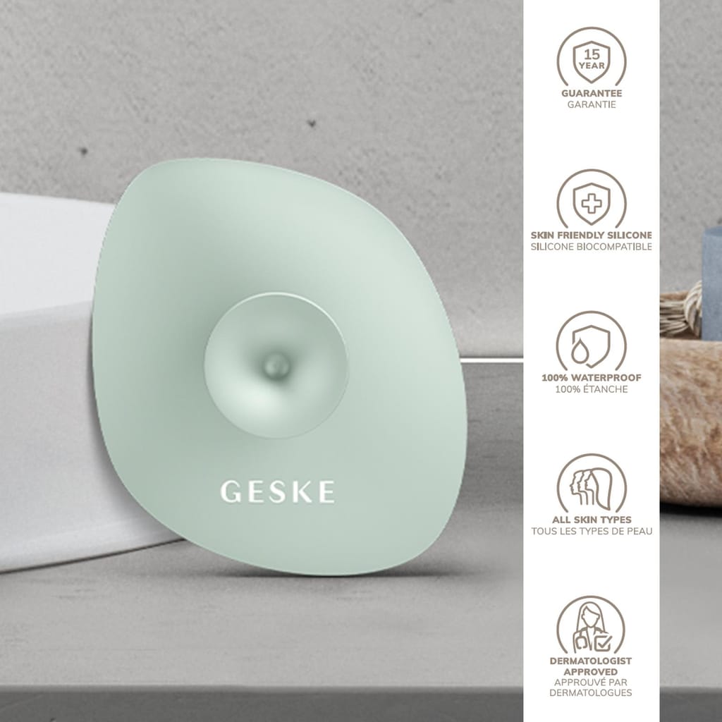 Фото товару: Щітка для обличчя GESKE Facial Brush 4в1 з тримачем green № 2