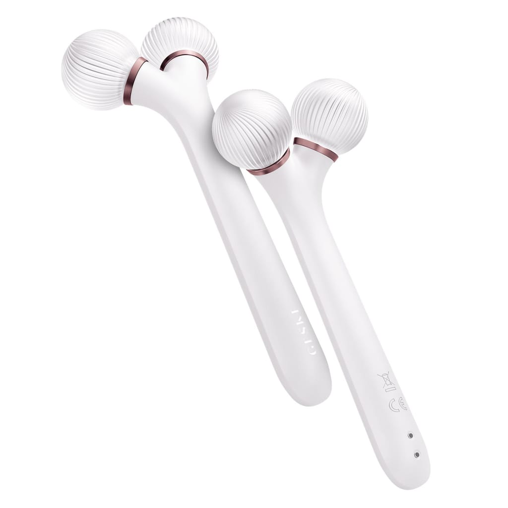 Фото товару: Електронний ультразвуковий ролик для обличчя GESKE Sonic Facial Roller 4в1 starlight № 5