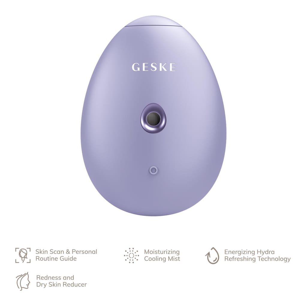 Фото товару: Електронний освіжувач для зволоження обличчя GESKE Facial Hydration Refresher 4в1 purple № 1