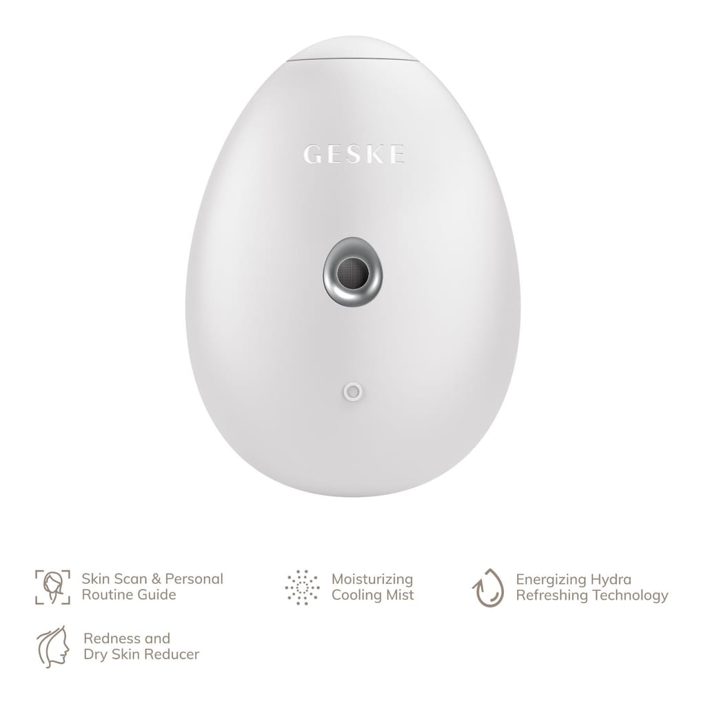 Фото товару: Електронний освіжувач для зволоження обличчя GESKE Facial Hydration Refresher 4в1 white № 1