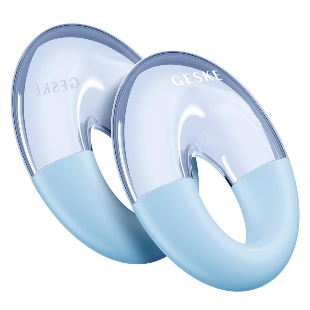 Фото товару: Масажер для очей GESKE Cool&Warm Eye Massager 7в1 aquamarine № 5