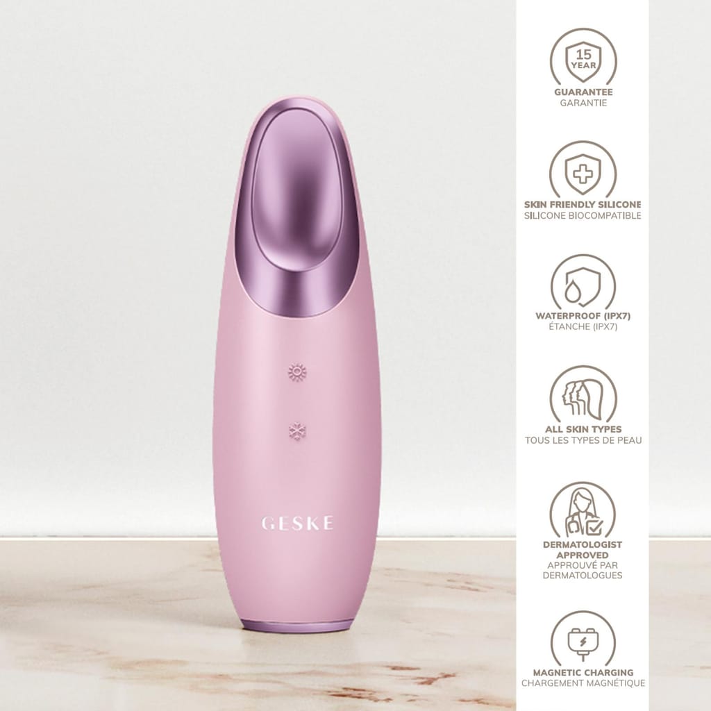 Фото товару: Енерджайзер для очей GESKE Warm&Cool Eye Energizer 6в1 pink № 2