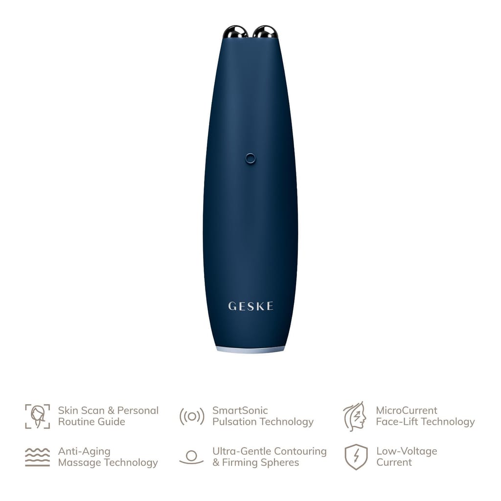 Фото товару: Мікрострумова ручка для підтяжки обличчя GESKE MicroCurrent Face-Lift Pen 6в1 midnight № 1