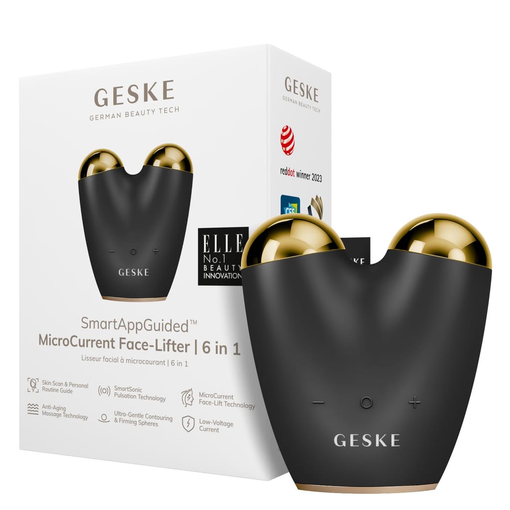 Фото товару: Мікрострумовий підтягувач обличчя GESKE MicroCurrent Face-Lifter 6в1 gray № 0