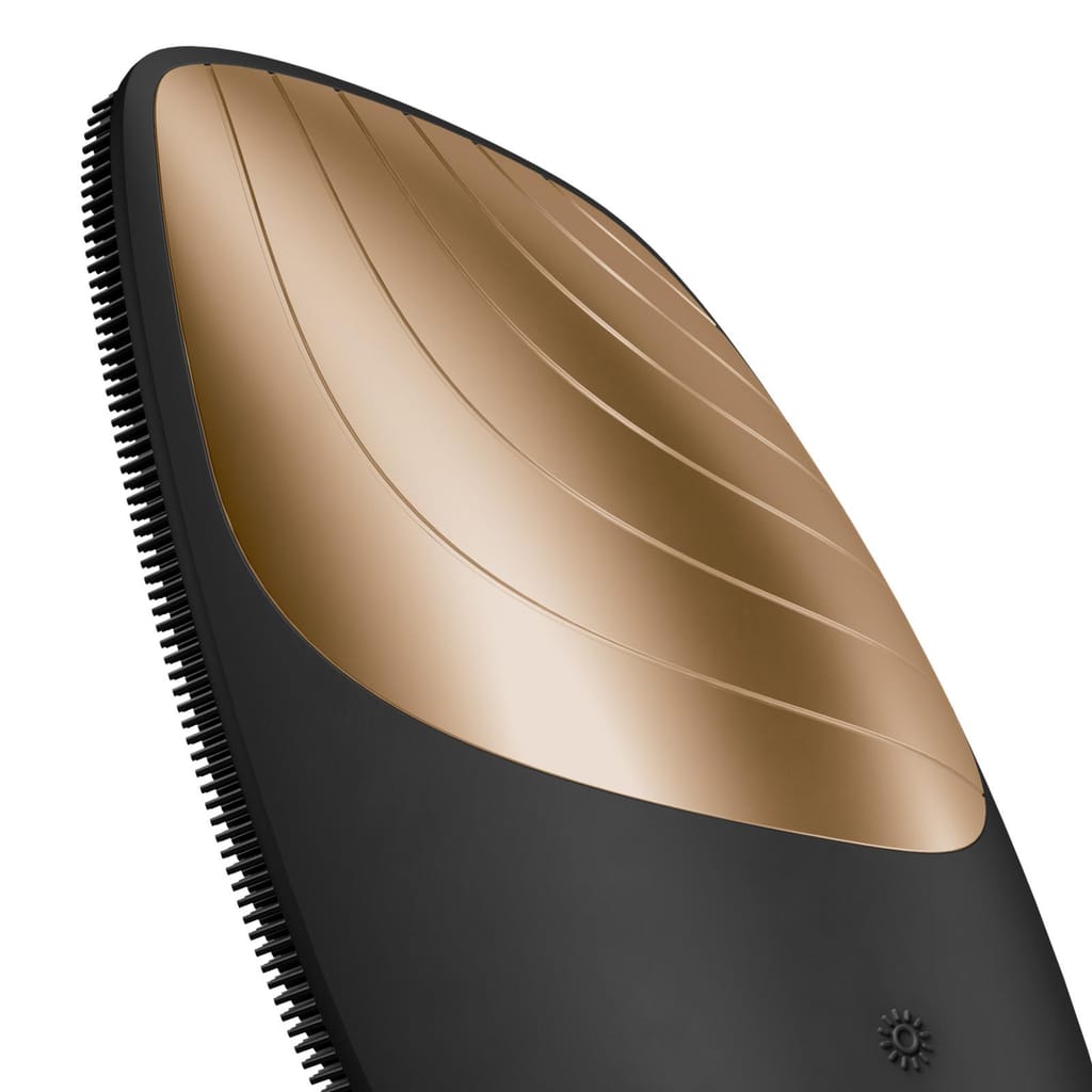 Фото товару: Електронна звукова термо щітка для обличчя GESKE Sonic Thermo Facial Brush 6в1 gray № 4