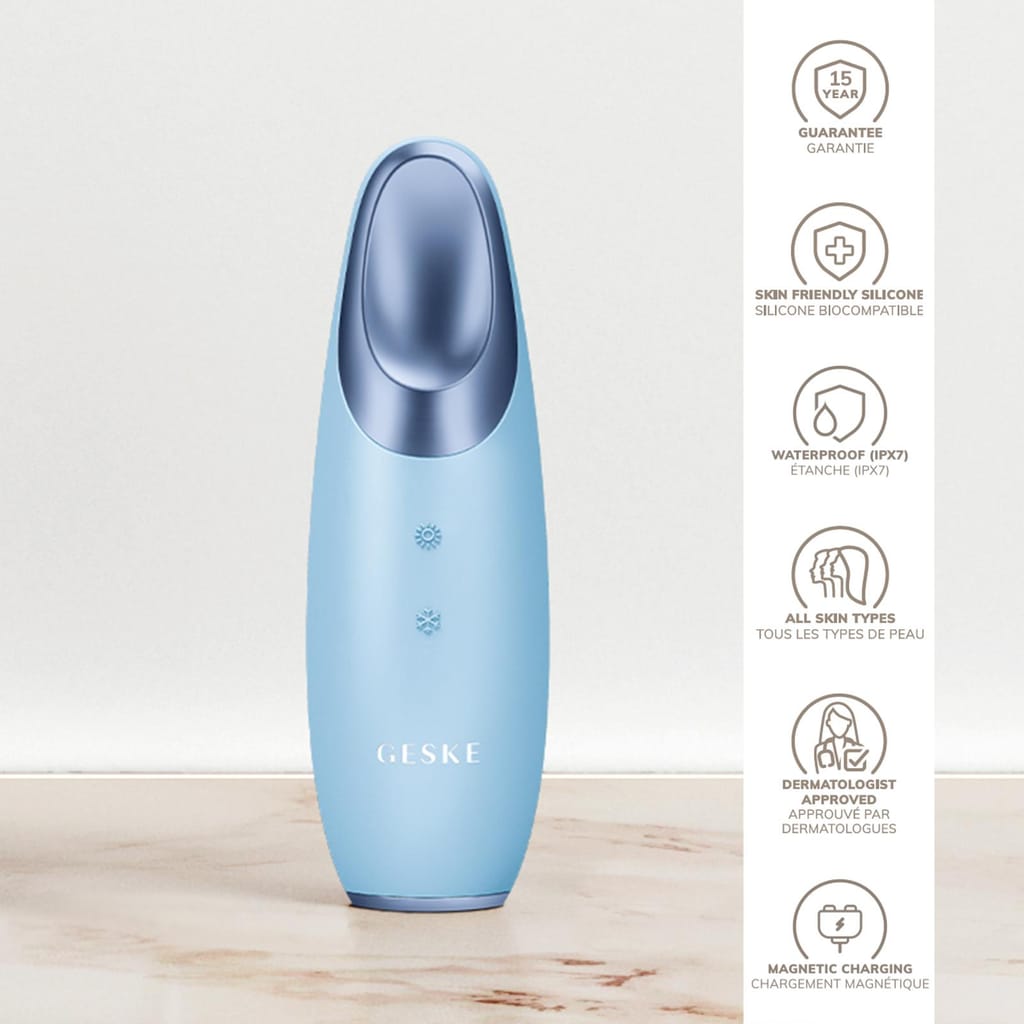 Фото товару: Енерджайзер для очей GESKE Warm&Cool Eye Energizer 6в1 aquamarine № 2