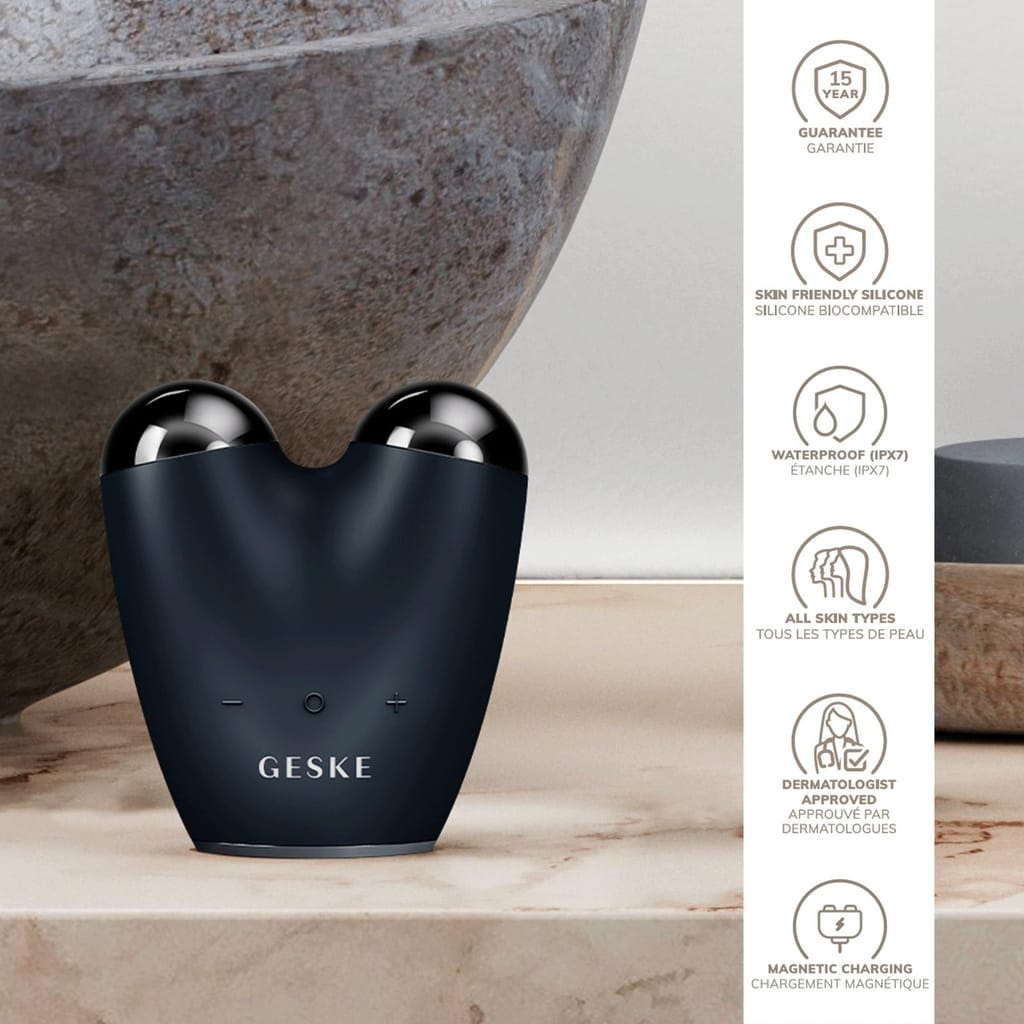 Фото товару: Мікрострумовий підтягувач обличчя GESKE MicroCurrent Face-Lifter 6в1 black № 2