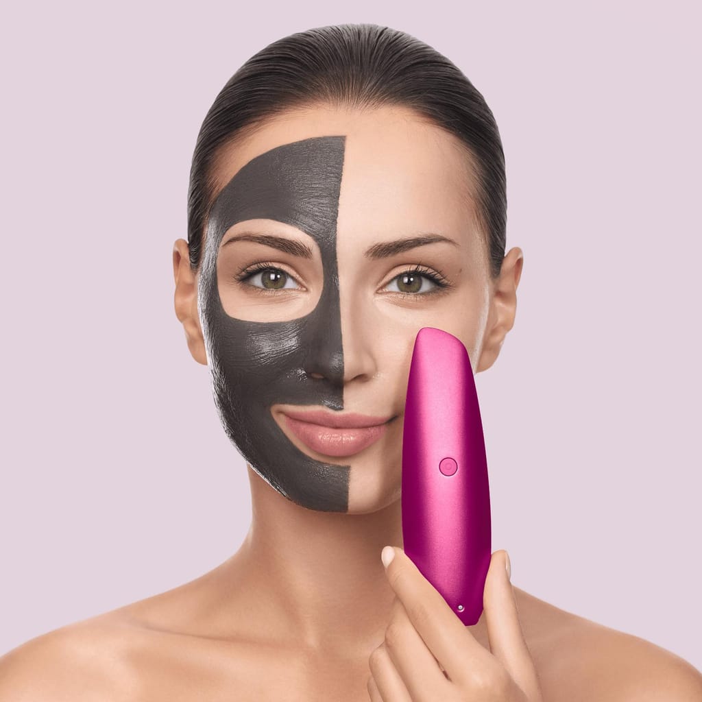 Фото товару: Безконтактна магнітна пілінг-маска GESKE Touchless Magnetic Peeling Mask 5в1 magenta № 3
