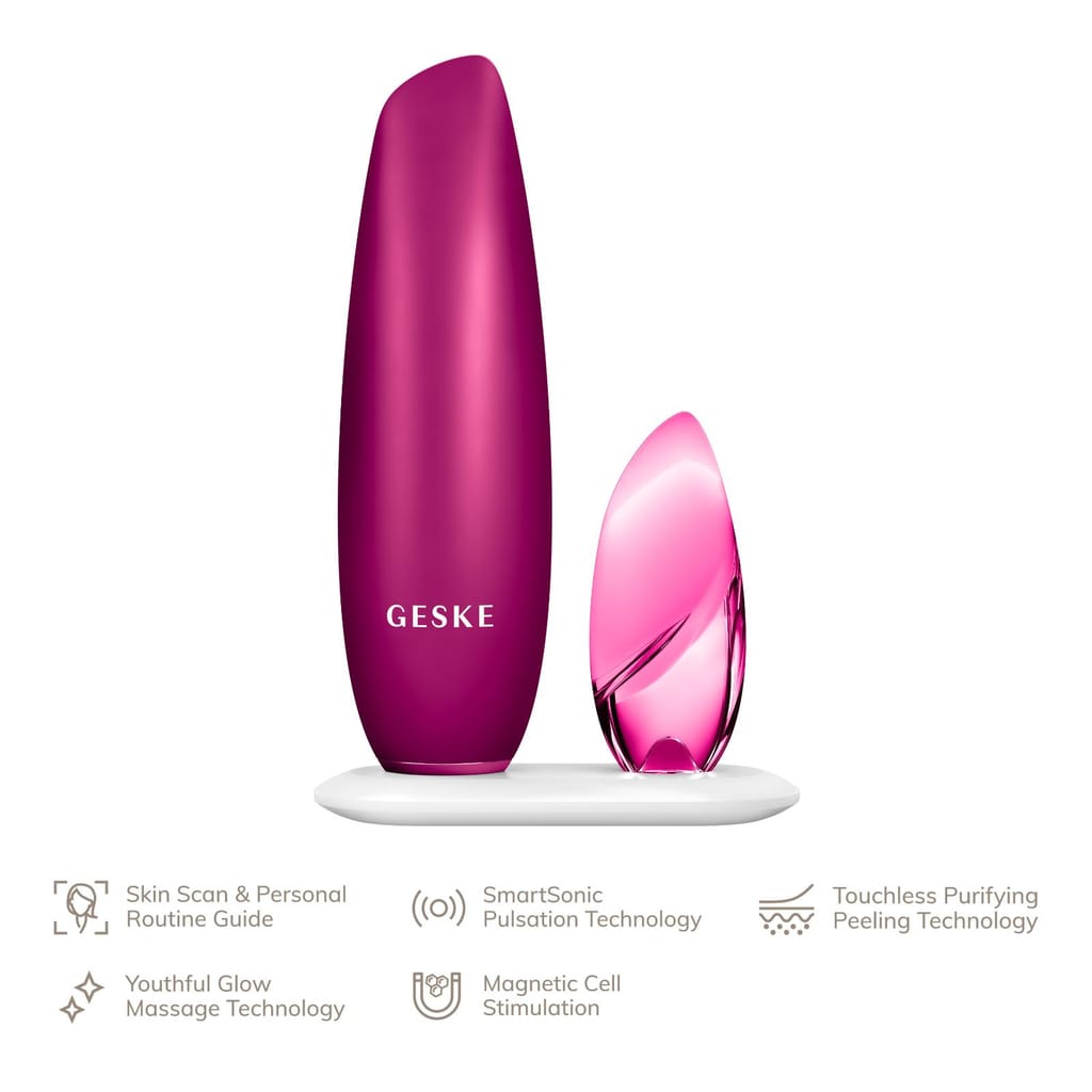 Фото товару: Безконтактна магнітна пілінг-маска GESKE Touchless Magnetic Peeling Mask 5в1 magenta № 1