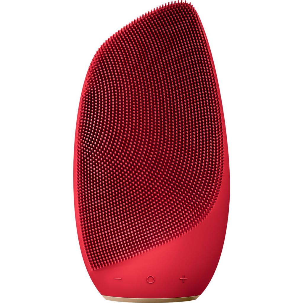 Фото товару: Електронна звукова термо щітка для обличчя GESKE Sonic Thermo Facial Brush 6в1 red № 6