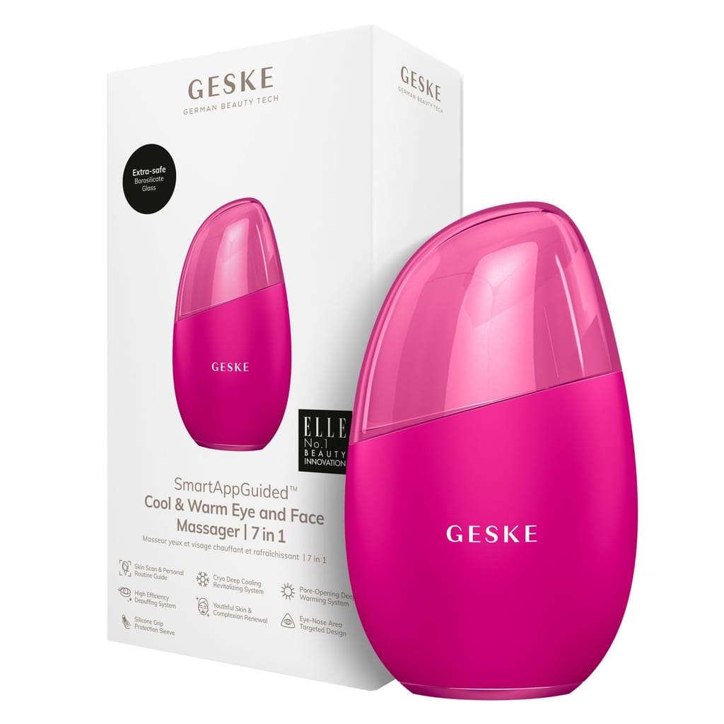 Фото товару: Масажер для обличчя GESKE Cool&Warm Eye and Face Massager 7в1 magenta № 0