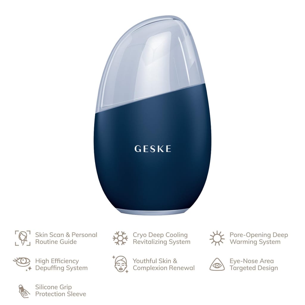 Фото товару: Масажер для обличчя GESKE Cool&Warm Eye and Face Massager 7в1 midnight № 1