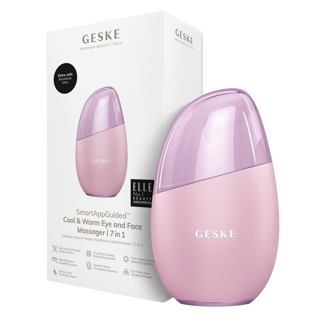 Фото товару: Масажер для обличчя GESKE Cool&Warm Eye and Face Massager 7в1 pink № 0